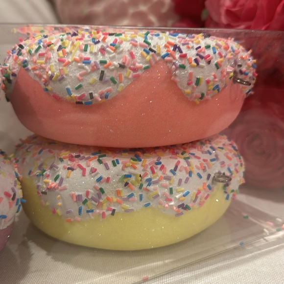 Styrofoam donut ornament display party Christmas tree sweet treat 6.5” - Picture 6 of 8